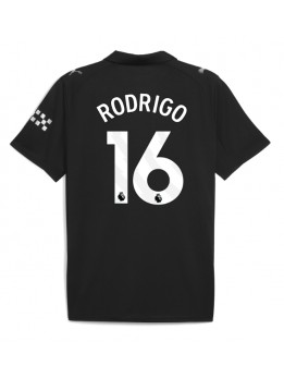 Manchester City Rodri Hernandez #16 Replika Borta Kläder 2025-26 Kortärmad